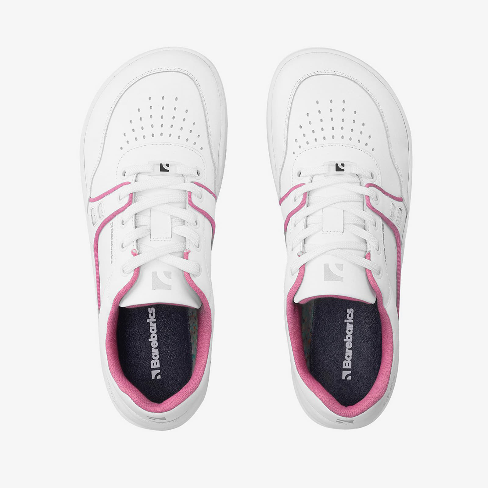 Shoes Barebarics Arise White & Raspberry Pink