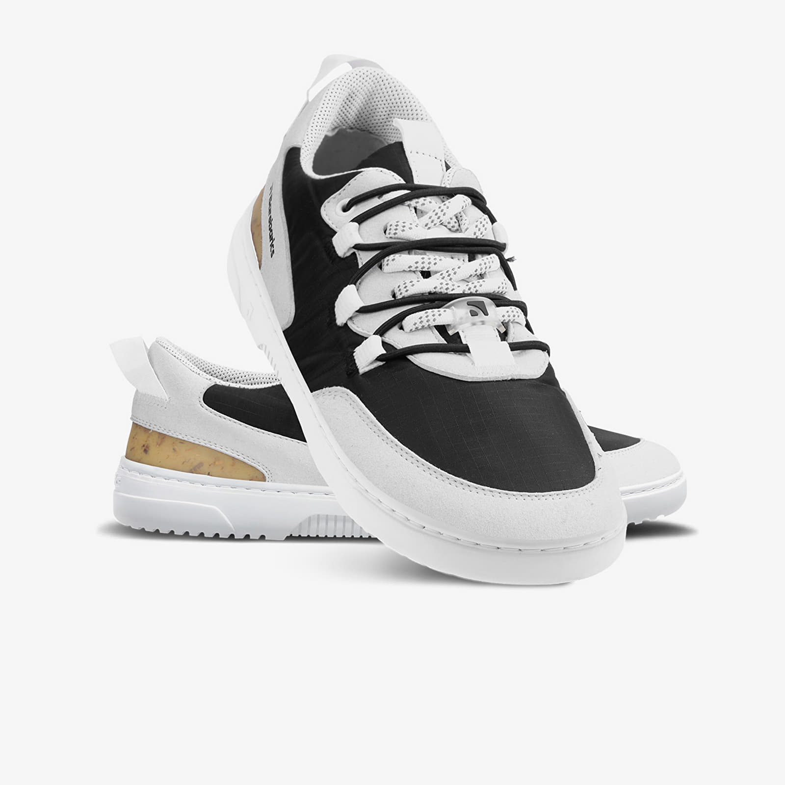 Shoes Barebarics Revive Light Grey & Black