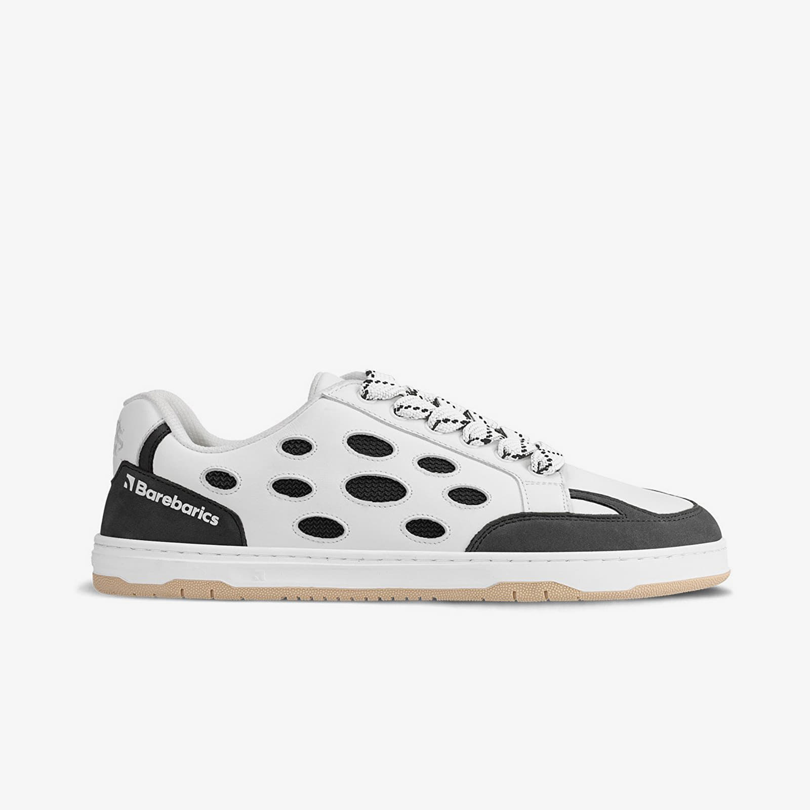 Barefoot tenisky Barebarics Fusion - White & Charcoal