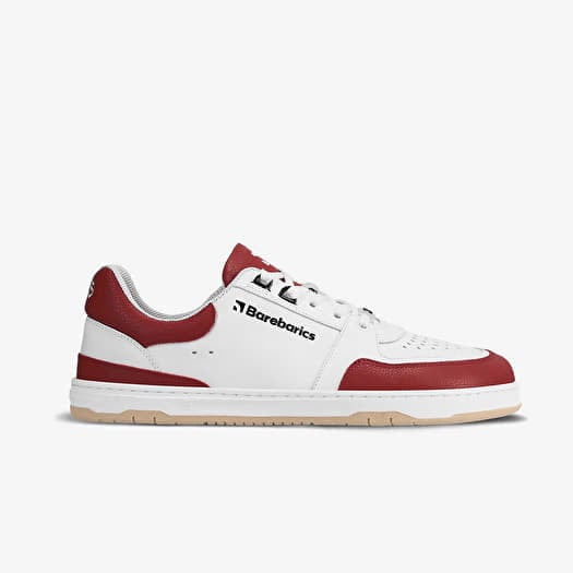 Barebarics Wave White & Crimson Red