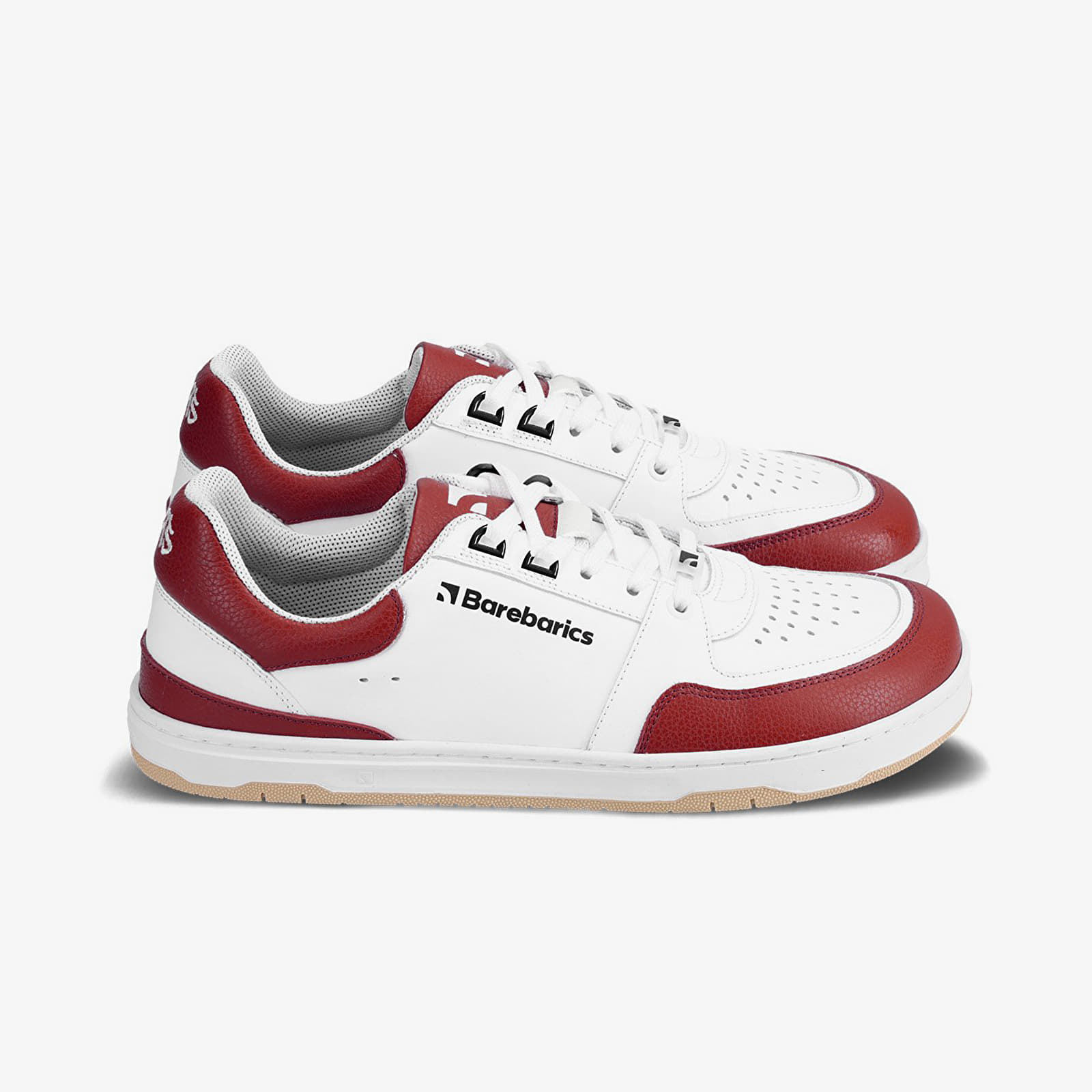 Schoenen Barebarics Wave White & Crimson Red
