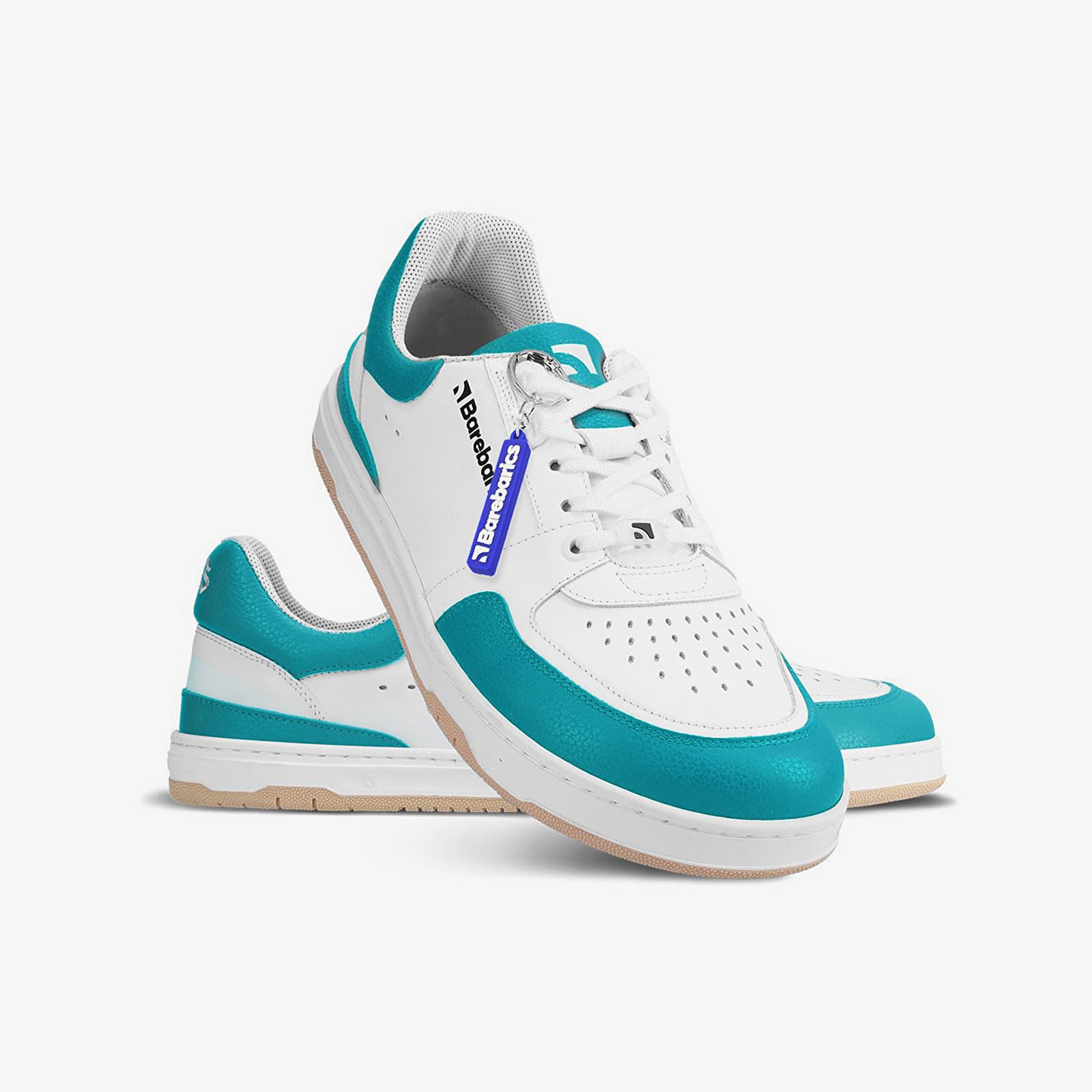 Schoenen Barebarics Wave White & Dark Turquoise