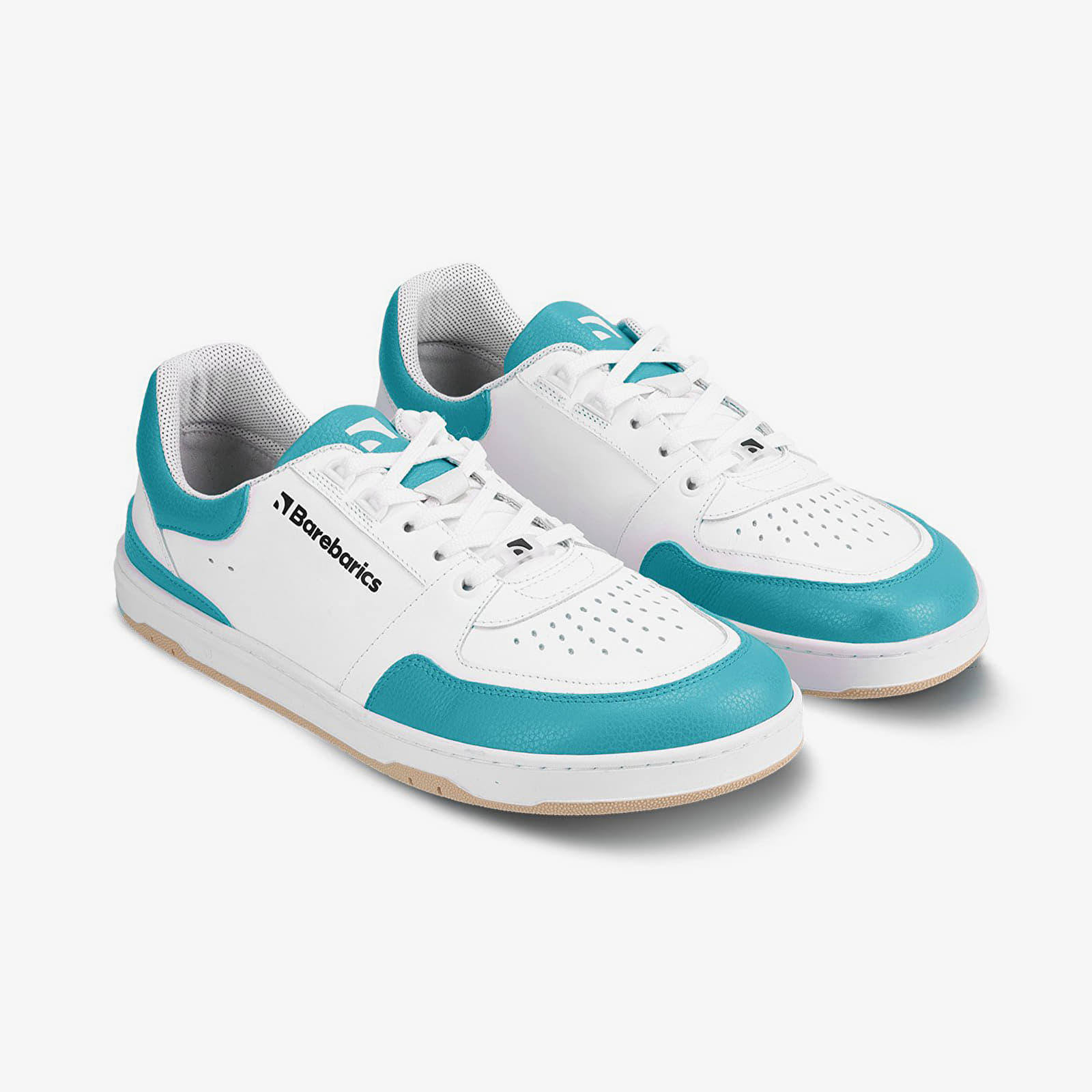 Schoenen Barebarics Wave White & Dark Turquoise