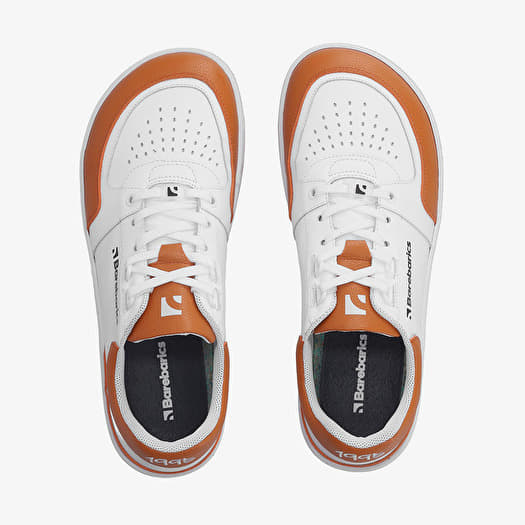 Men's white and orange shoes online