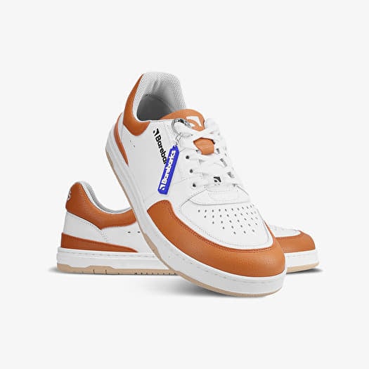 Men's white and orange shoes shop