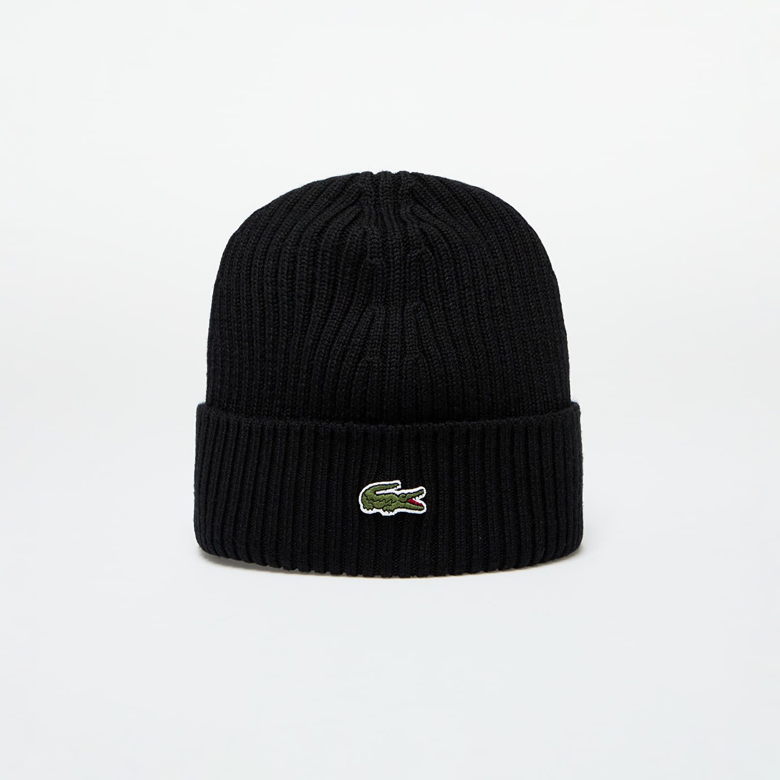 Hats LACOSTE Knitted Hat Black