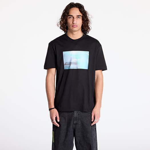 Póló Calvin Klein Jeans Basketball Court Graphic Tee Black