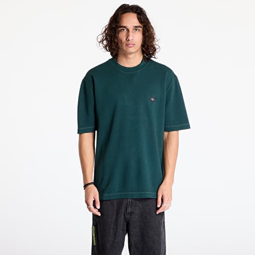 Tričko Calvin Klein Jeans Waffle Woven Label Tee Ponderosa Pine