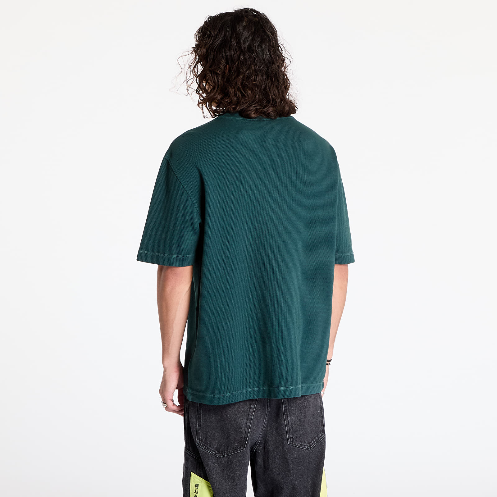 Moške majice Calvin Klein Jeans Waffle Woven Label Tee Ponderosa Pine