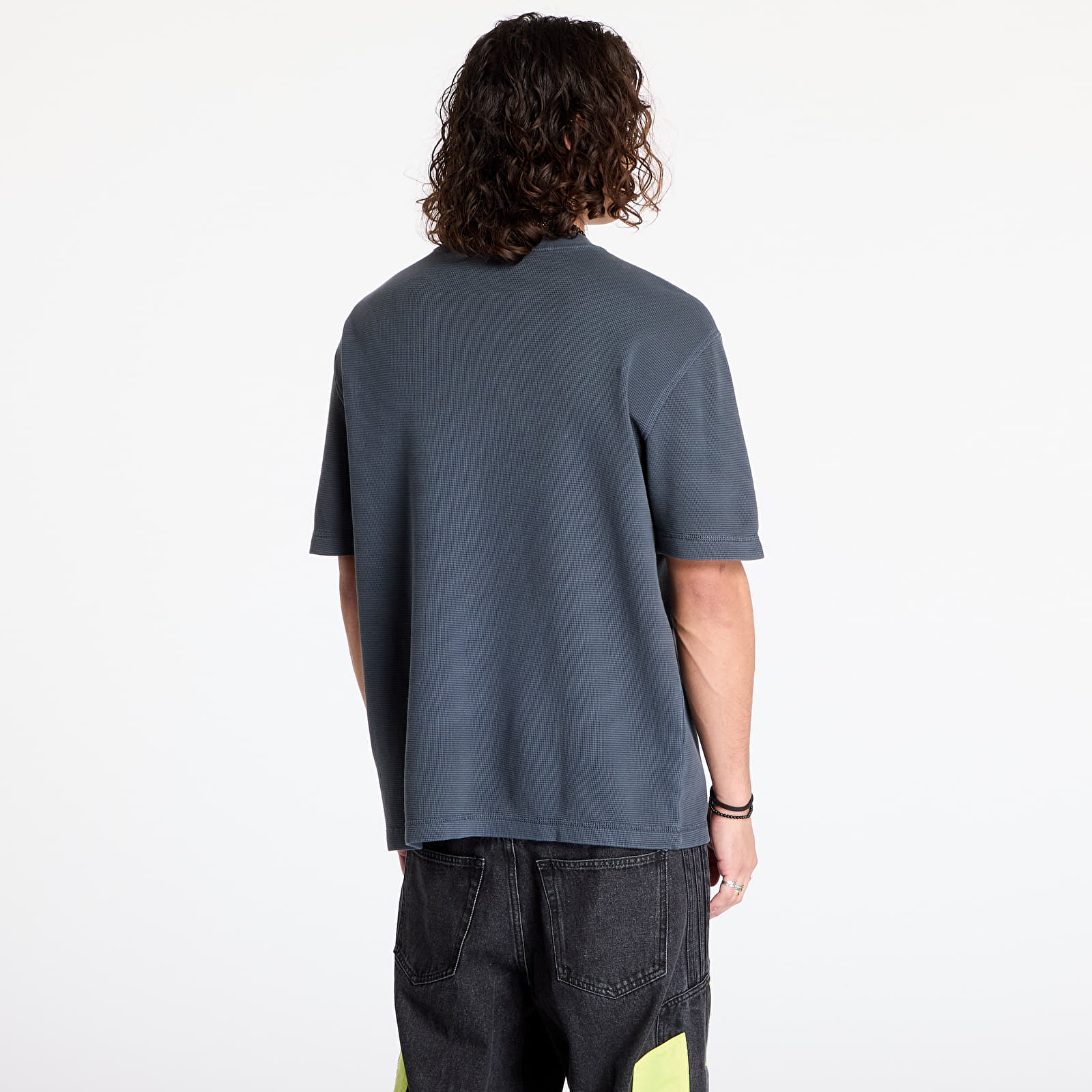 Camisetas hombre Calvin Klein Jeans Waffle Woven Label Tee Black