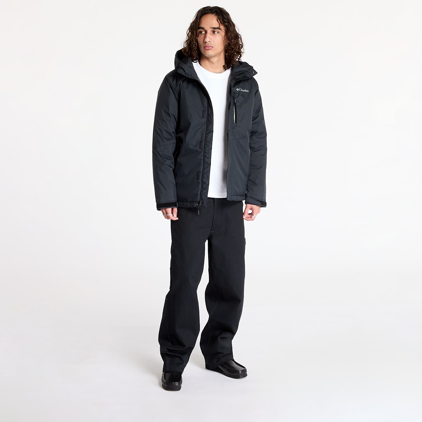 Pánské bundy Columbia Oak Harbor™ II Insulated Jacket Black
