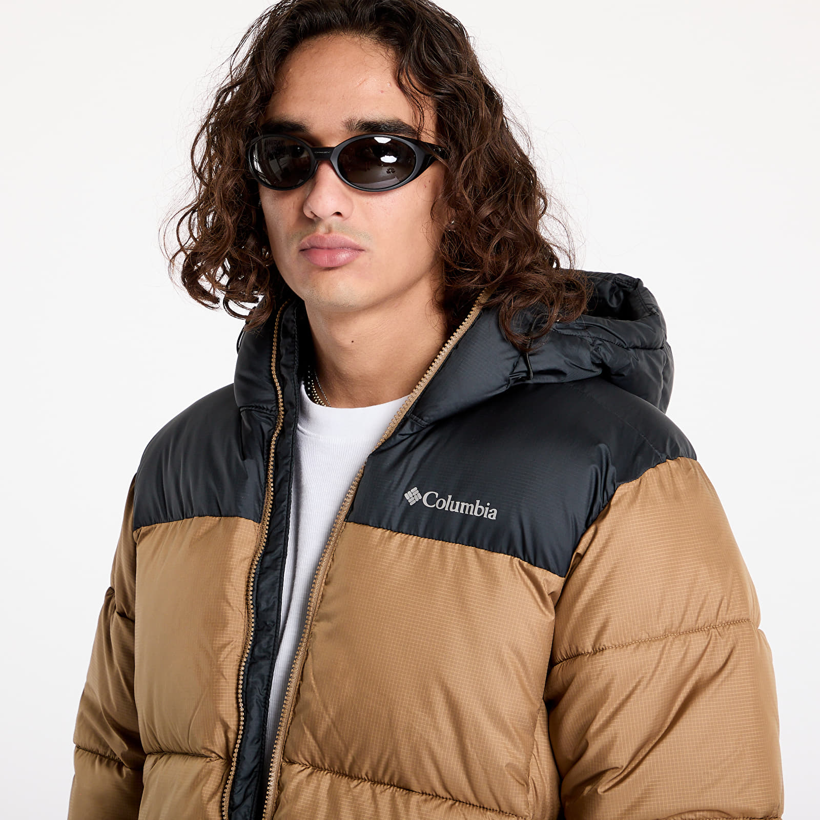 Men's jackets Columbia Puffect™ II Hooded Jacket Delta/ Black