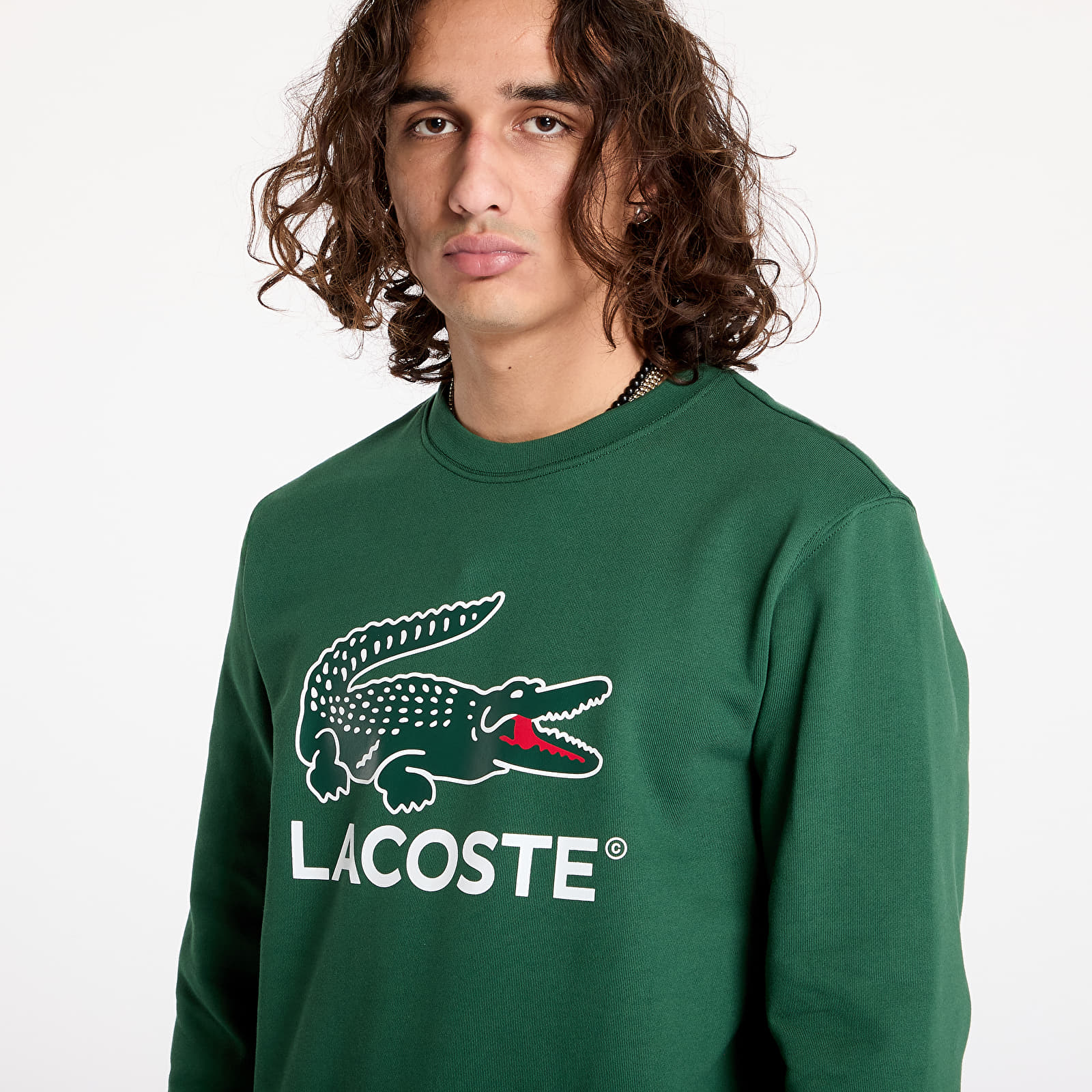 Herren-Sweatshirts LACOSTE Sweatshirt Green
