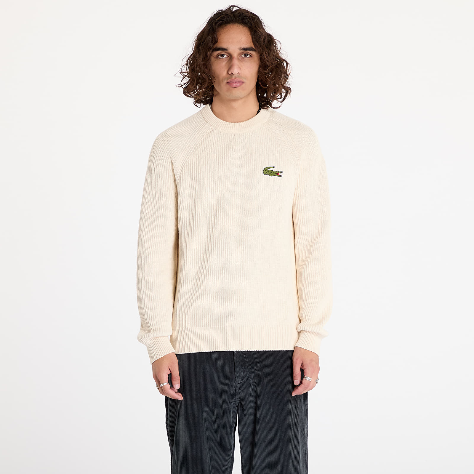 Kapuzenpullover und Sweatshirts für Männer LACOSTE Sweater Flour