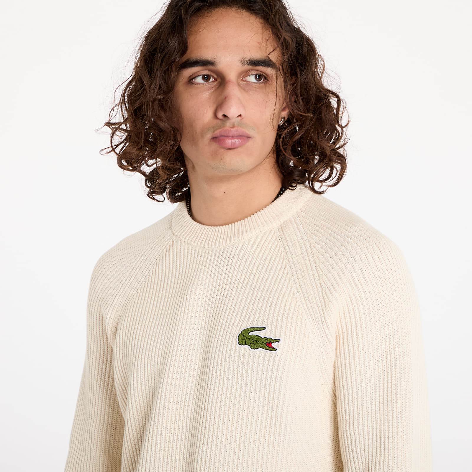 Men's hoodies and sweaters LACOSTE Sweater Flour