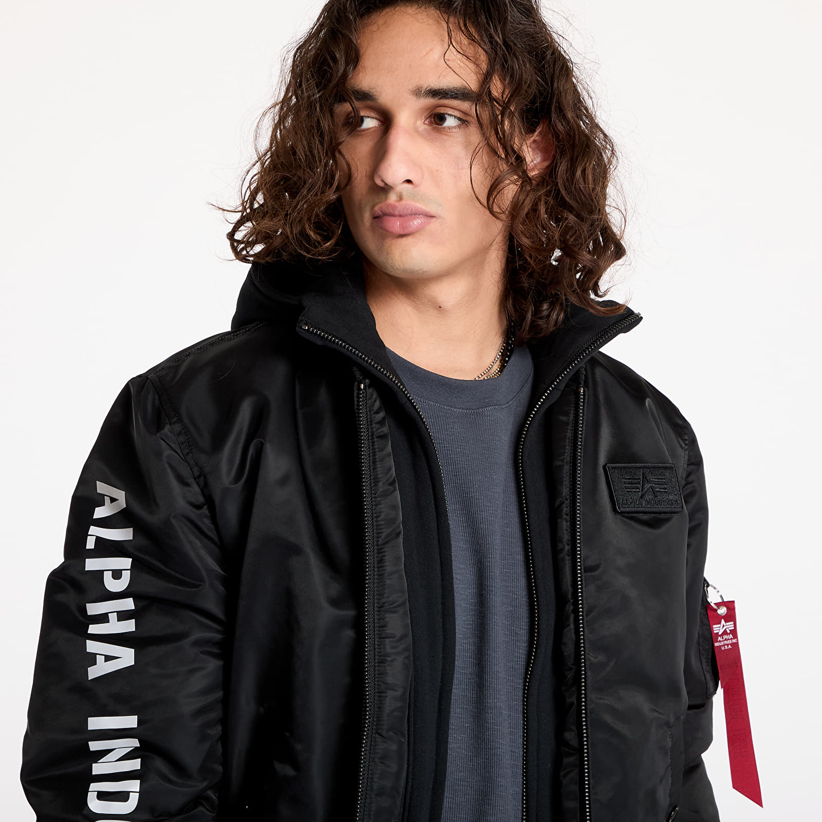 Jackets Alpha Industries MA-1 D-Tec SE Black/ Reflective