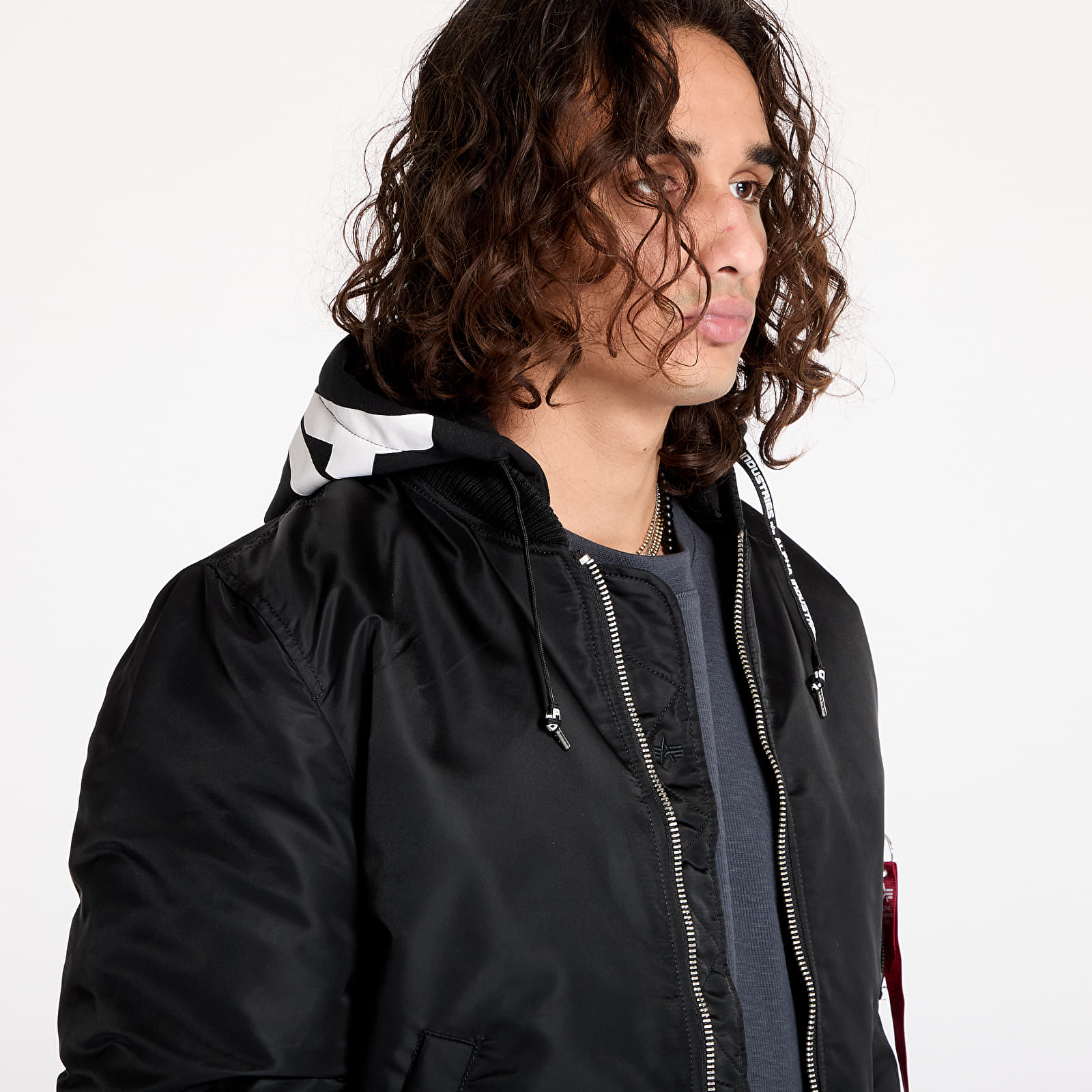 Jackets Alpha Industries MA-1 ZHP Black