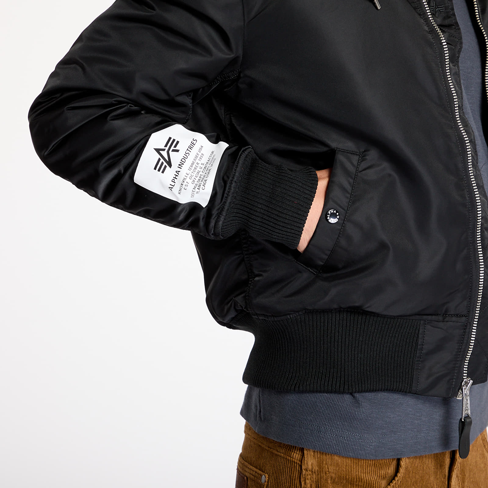 Jackets Alpha Industries MA-1 ZHP Black