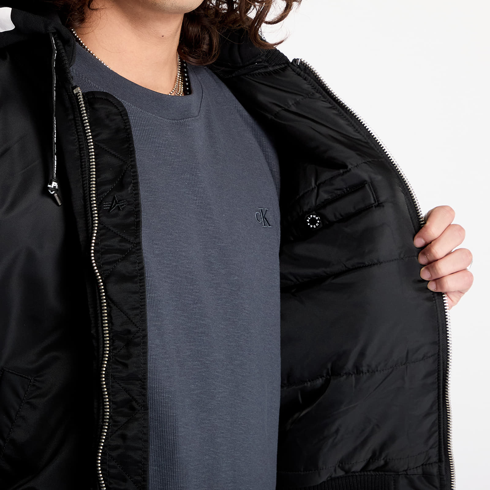 Jackets Alpha Industries MA-1 ZHP Black