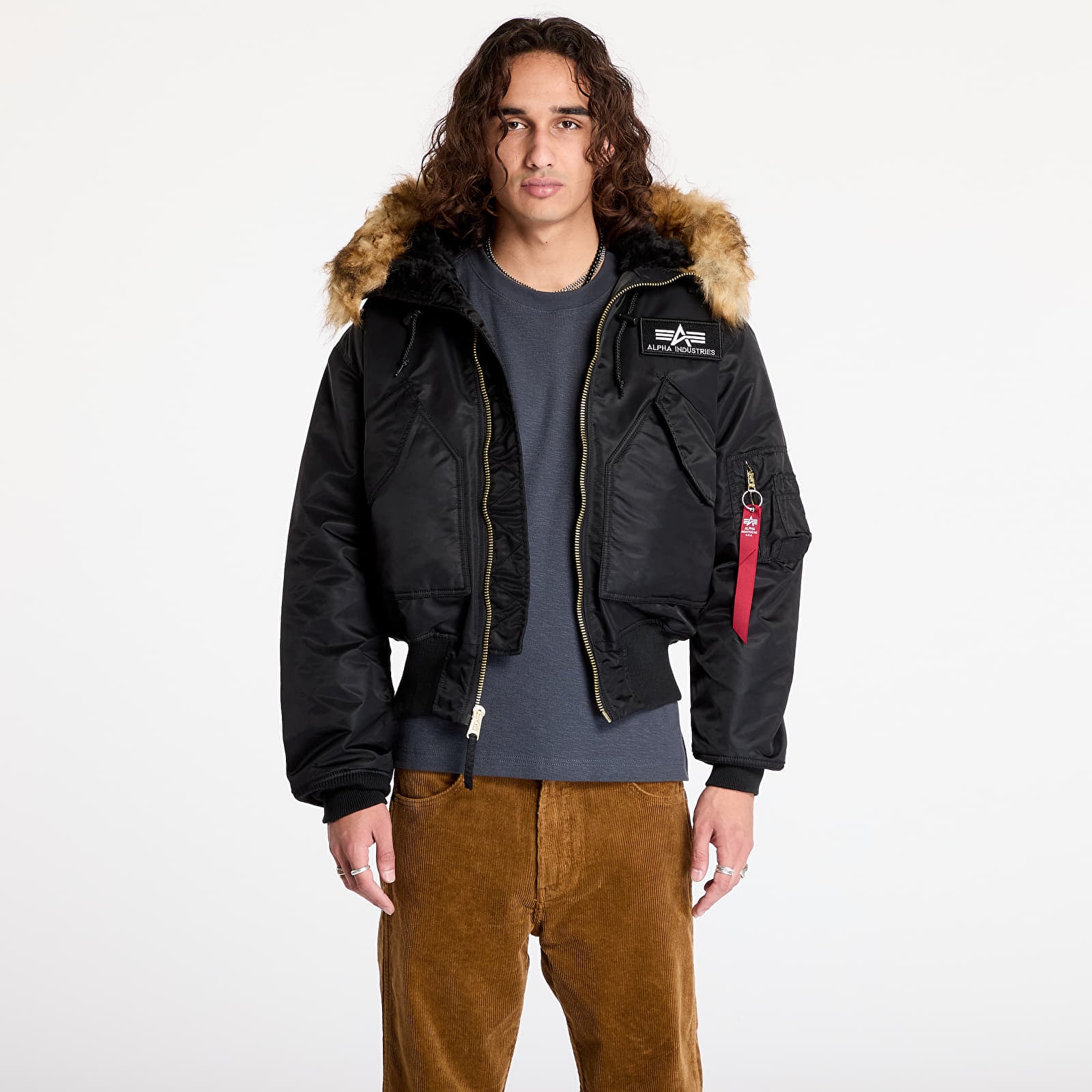 Jakne  Alpha Industries 45P Hooded Black