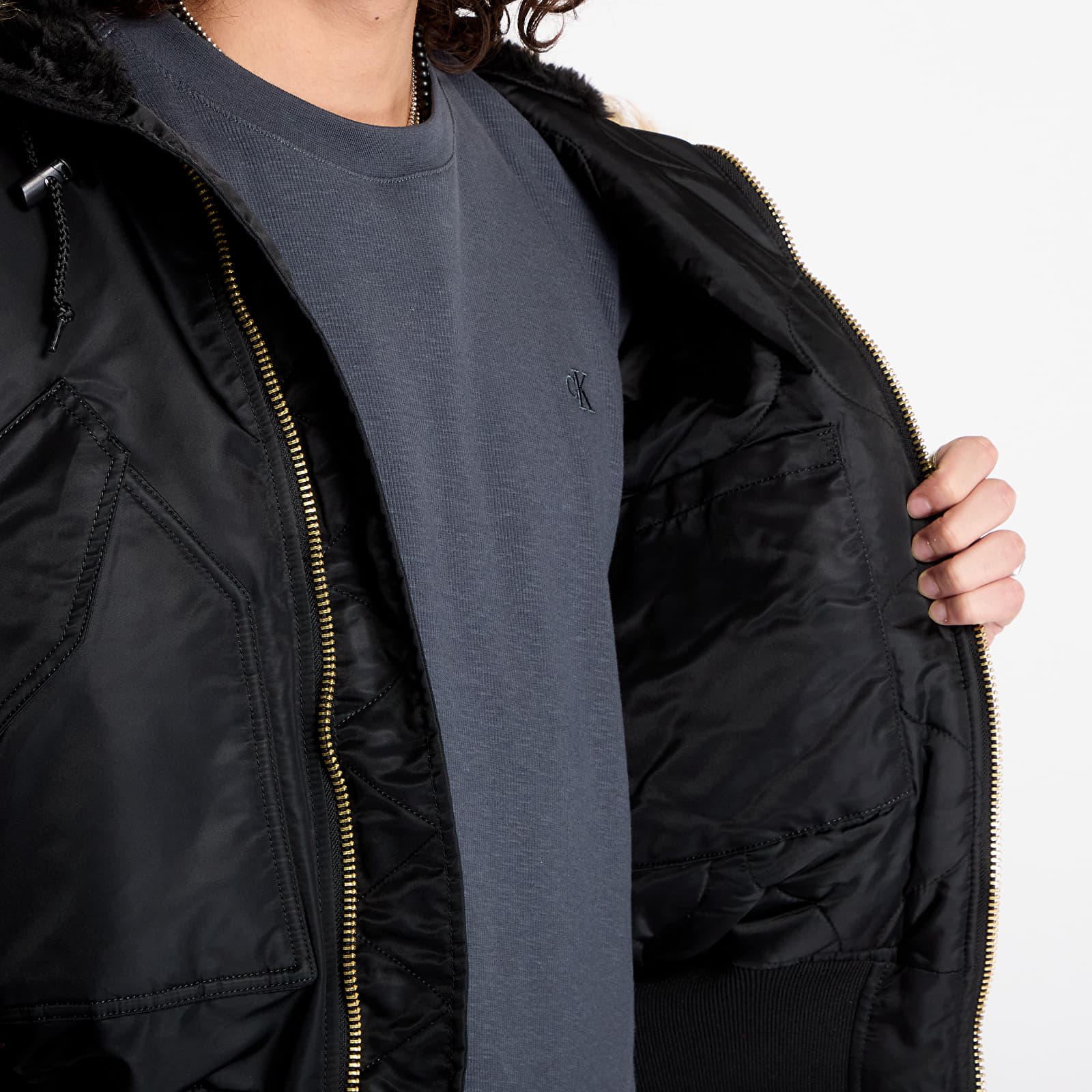 Jakne  Alpha Industries 45P Hooded Black