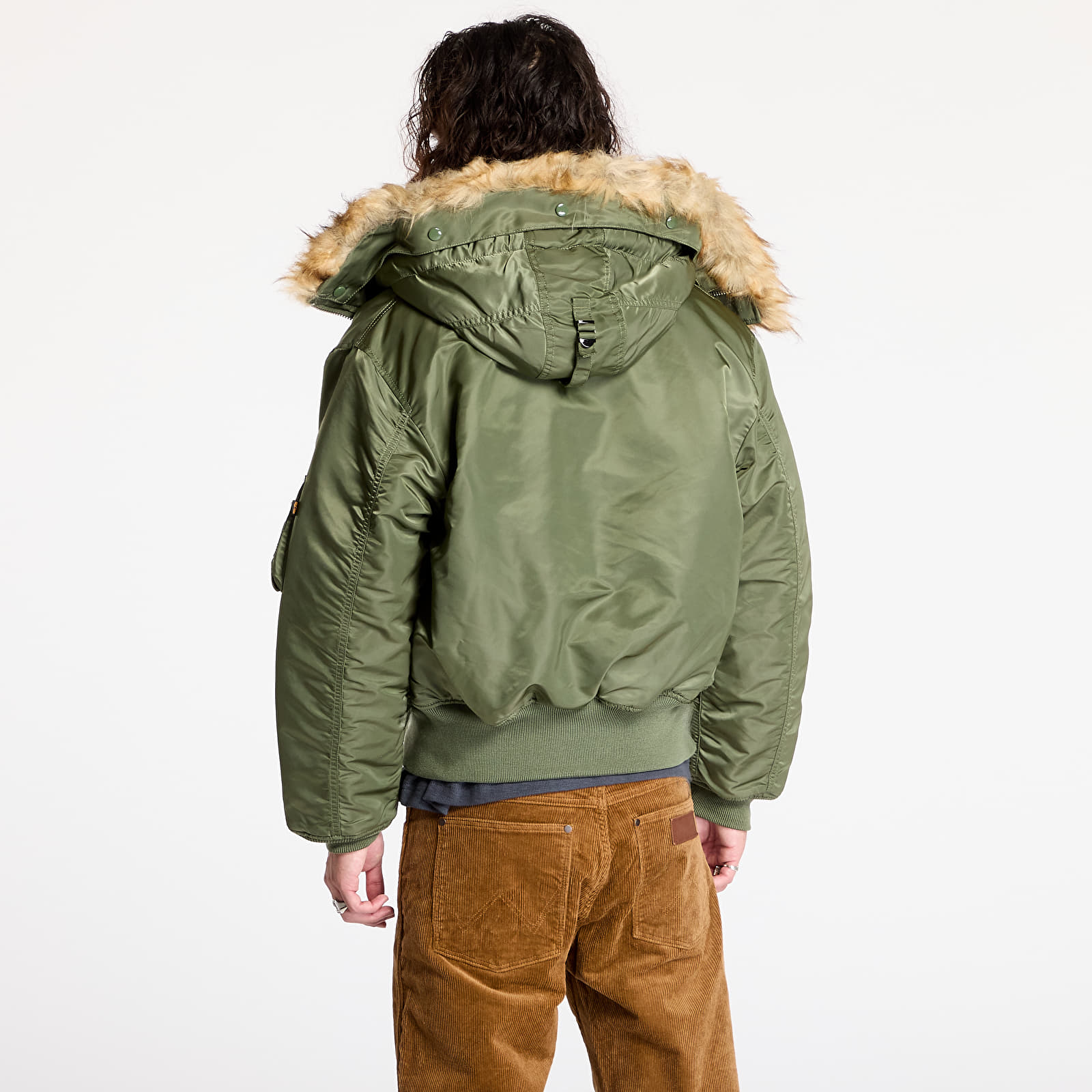Jackets Alpha Industries 45P Hooded Sage-Green