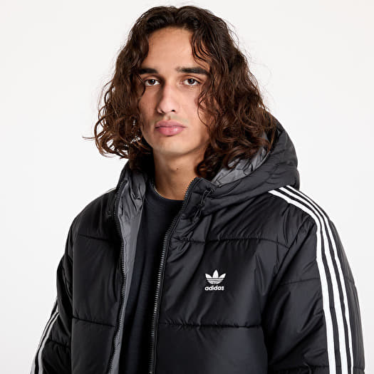 Adidas reversible jacket grey and black discount