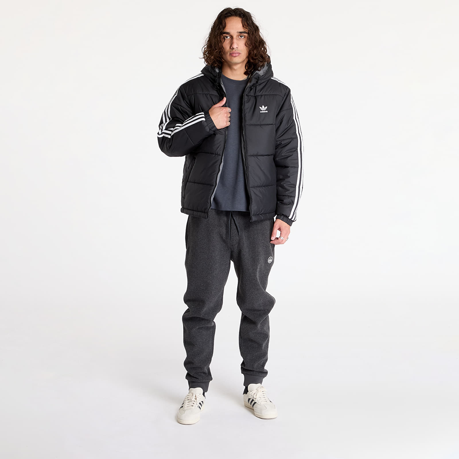 Geci adidas Adicolor Reversible Jacket Black/ Grey Four