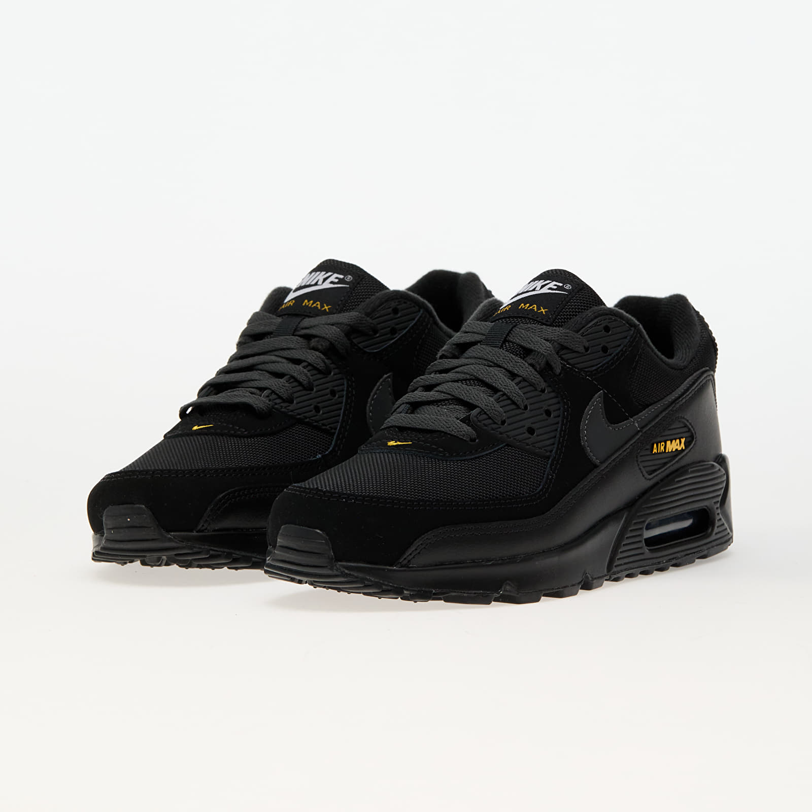 Turnschuhe und Schuhe fur Manner Nike Air Max 90 Black Anthracite University Gold White Queens