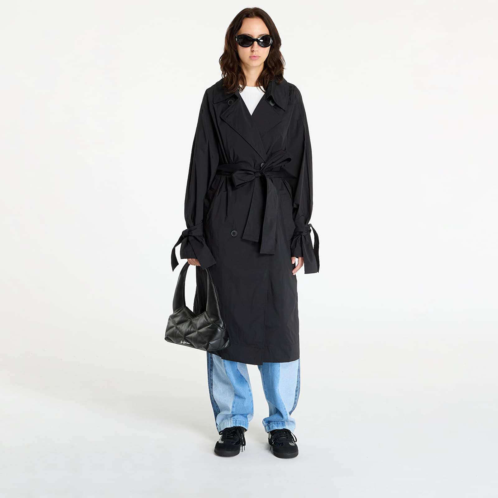 Ženske jakne adidas x KSENIASCHNAIDER Trenchcoat Black