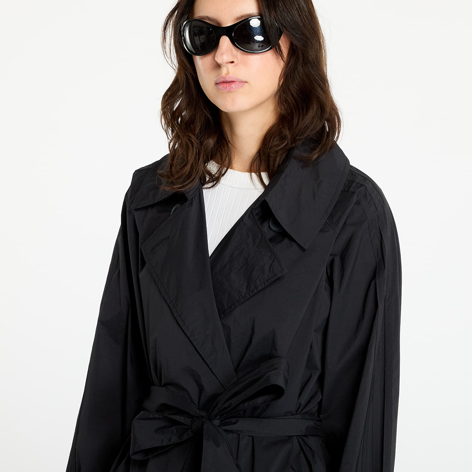 Jacheta adidas x KSENIASCHNAIDER Trenchcoat Black - 1 | YEO