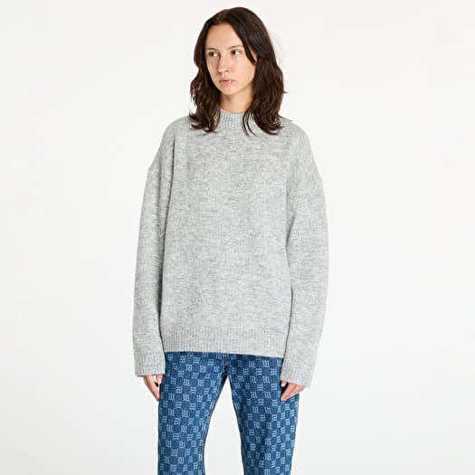 Calvin Klein Jeans Textured Loose Sweater Gray