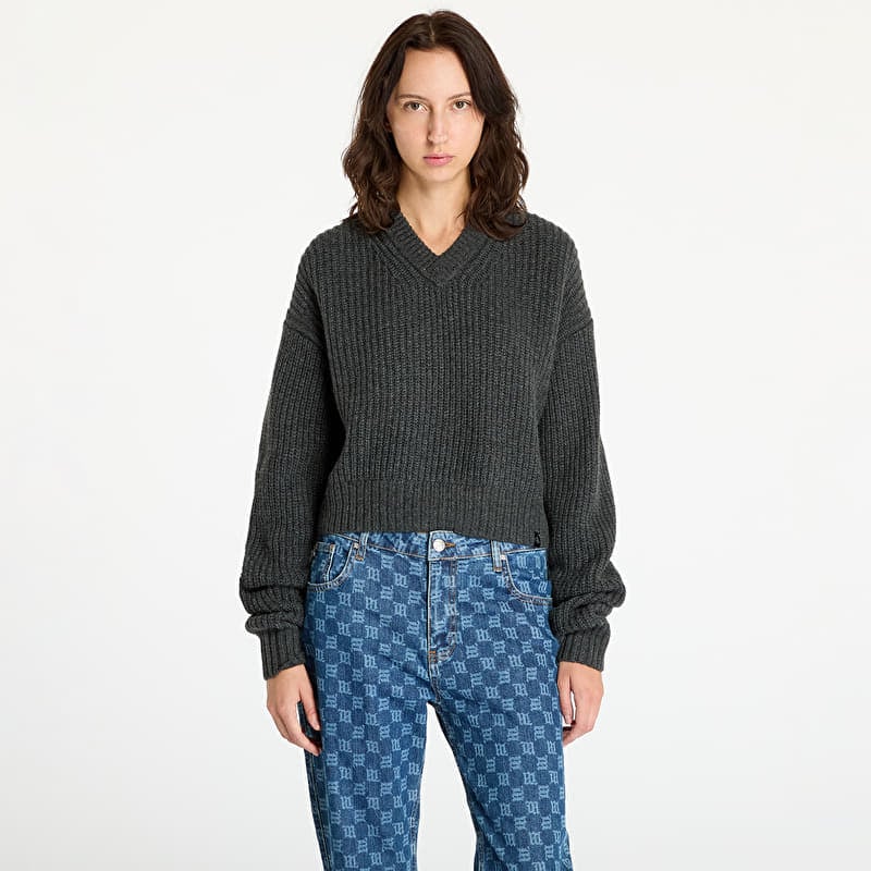 Sweater Calvin Klein Jeans Chunky V-Neck Sweater Gray