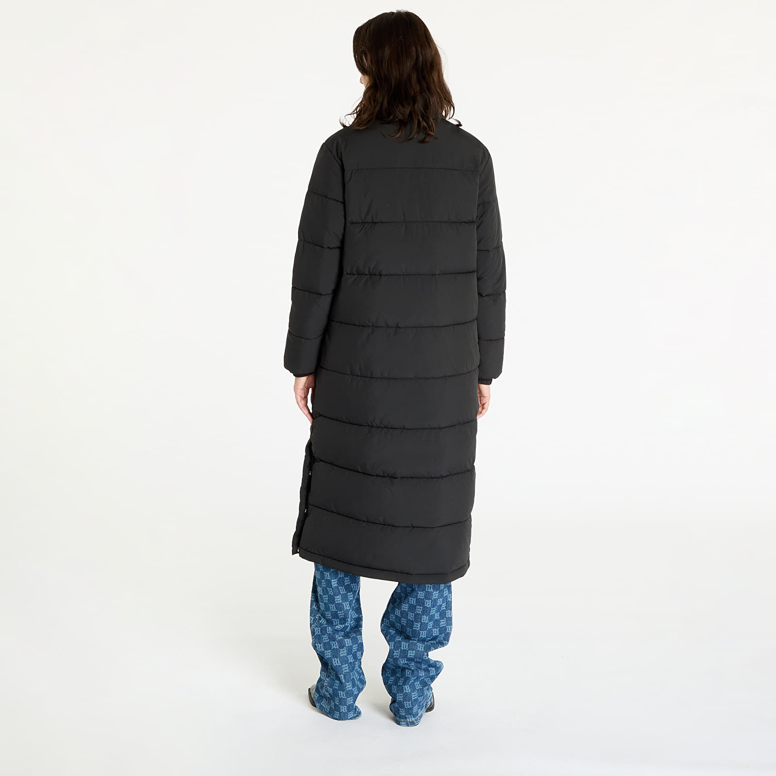 Kurtki damskie Tommy Jeans Maxi Essential Puffer Coat Black