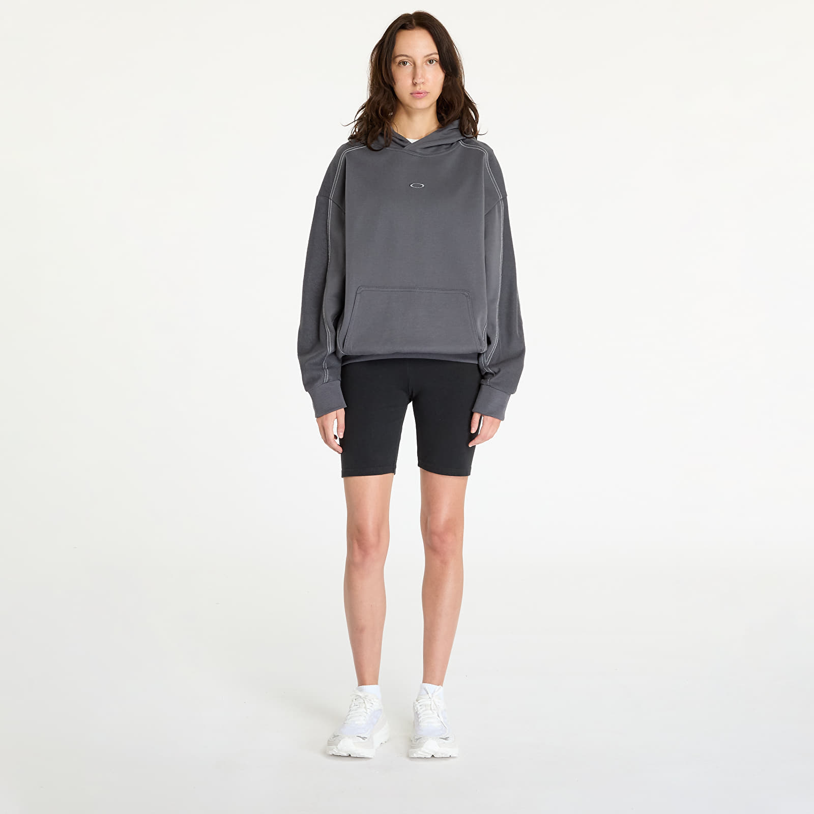 Men's sweatshirts Oakley Dual French Terry Hoodie UNISEX Uniform Grey