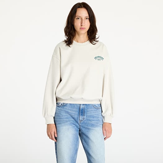 Sweatshirt Wrangler Oversized Sweat Vintage White