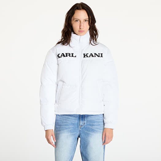 Bunda Karl Kani Retro Essential Puffer Jacket White