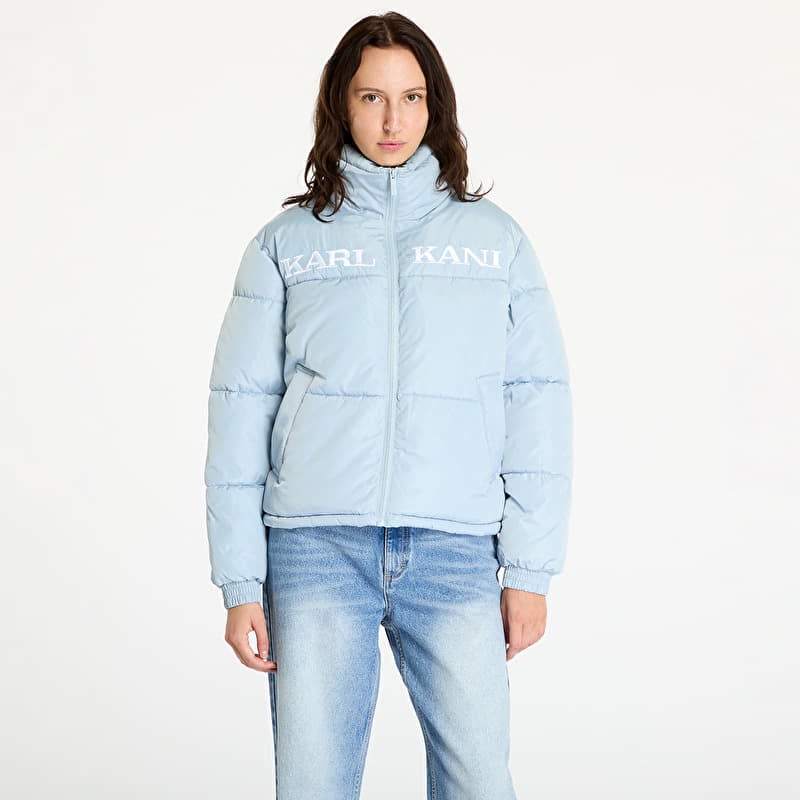 Karl Kani Retro Essential Puffer Jacket Light Blue