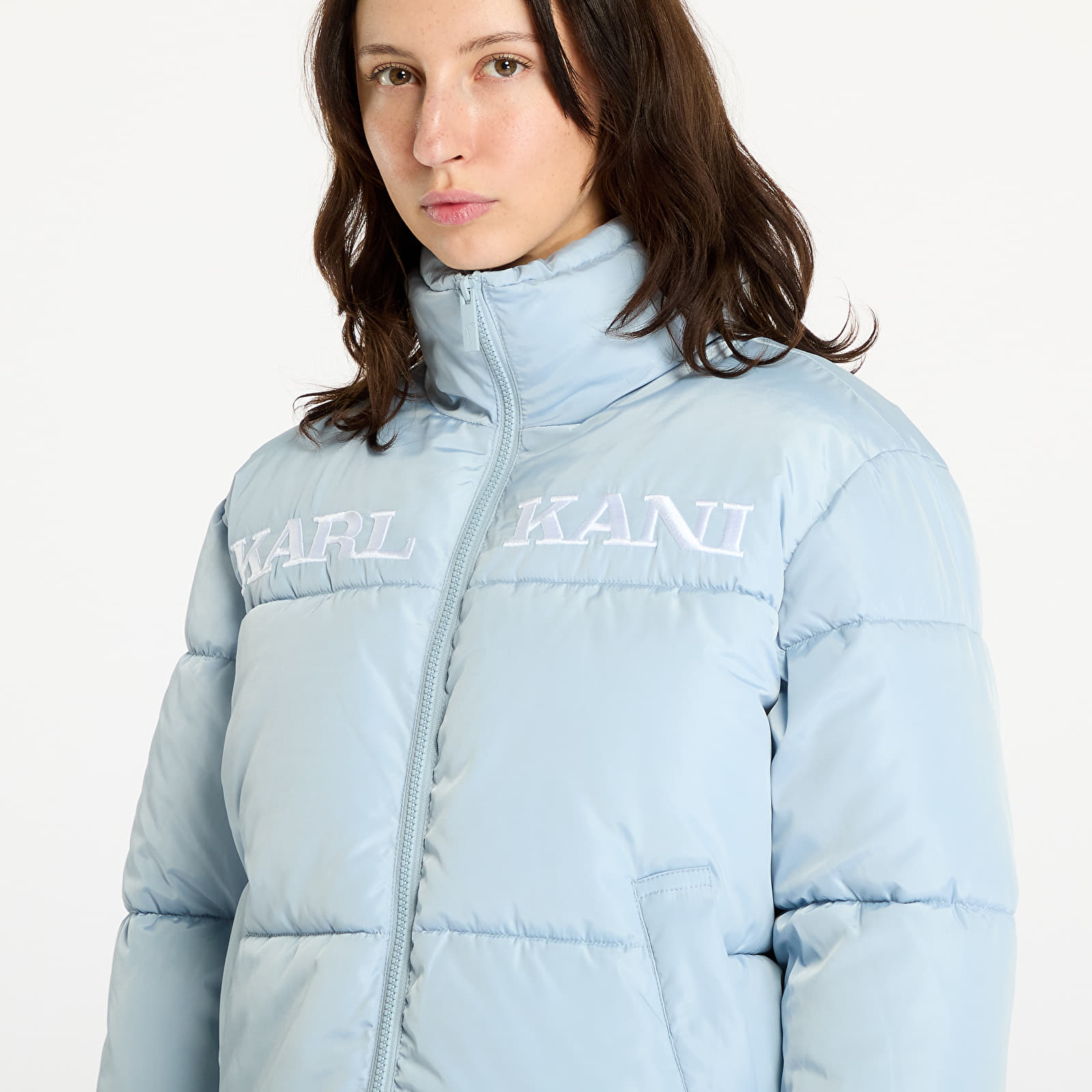 Jakne Karl Kani Retro Essential Puffer Jacket Light Blue