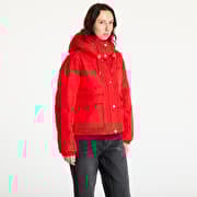 Lee Hooded Short Puffer True Red