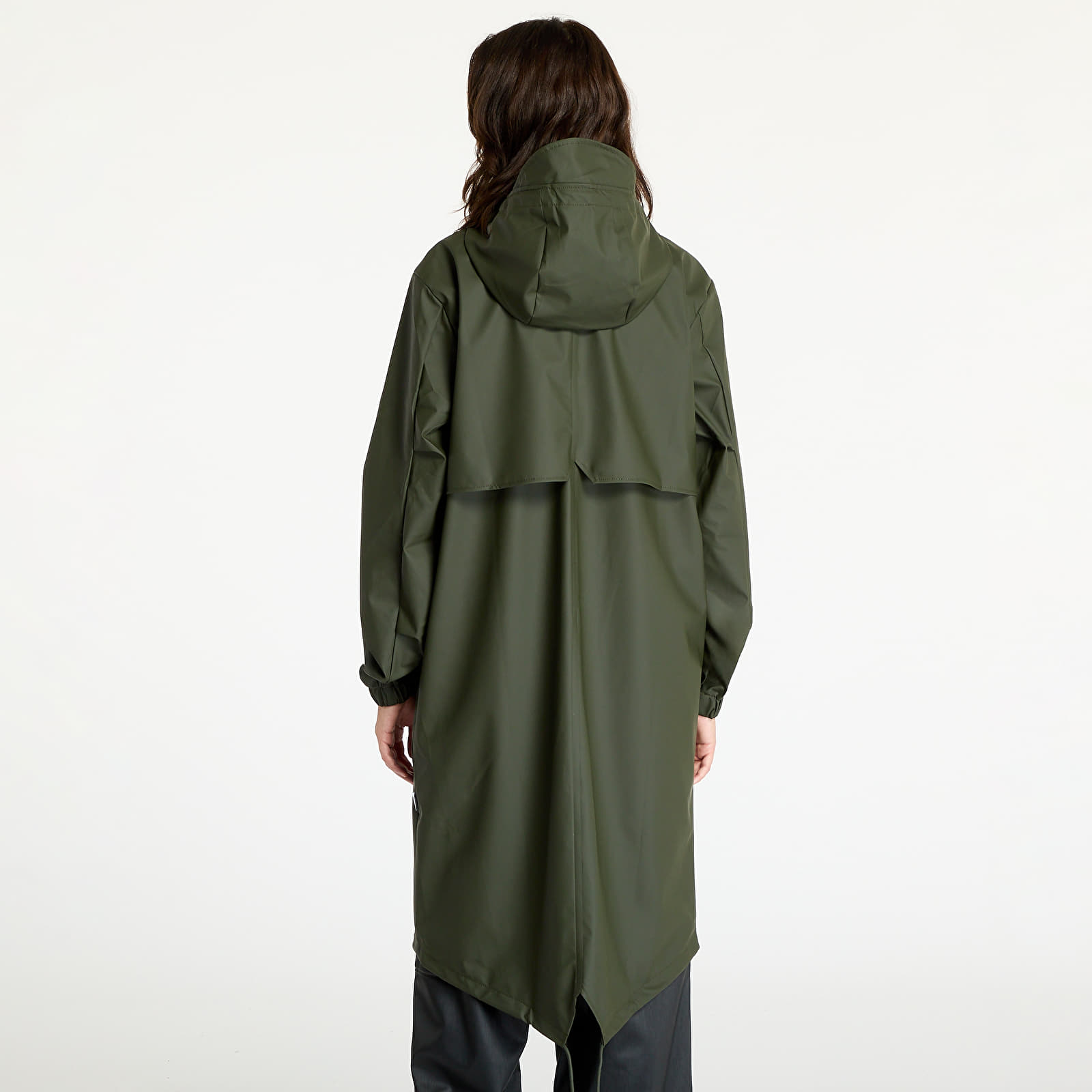 Giacche Rains Fishtail Parka W3 UNISEX Green