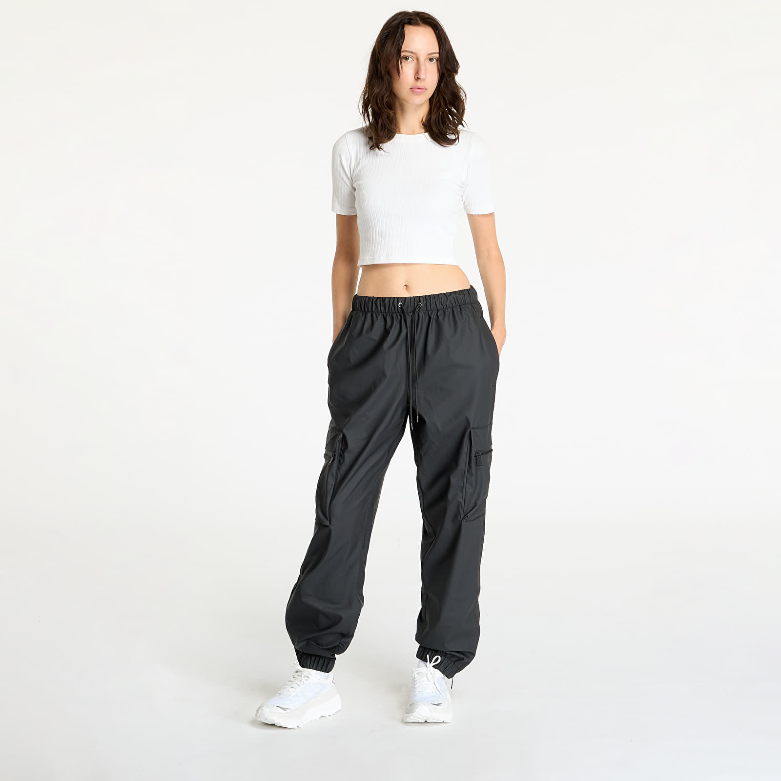 Jeans und Hosen Rains Cargo Rain Pants Regular W3 UNISEX Black