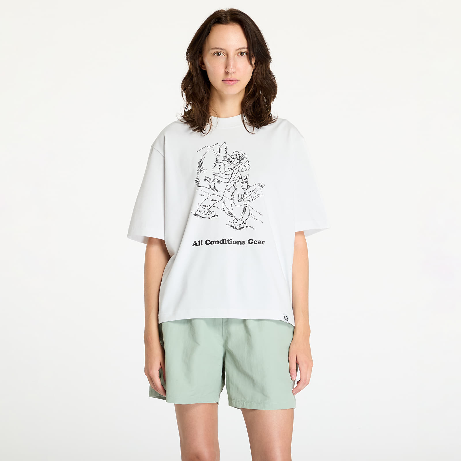 Tričko Nike ACG Women's Loose Graphic T-Shirt Summit White XL