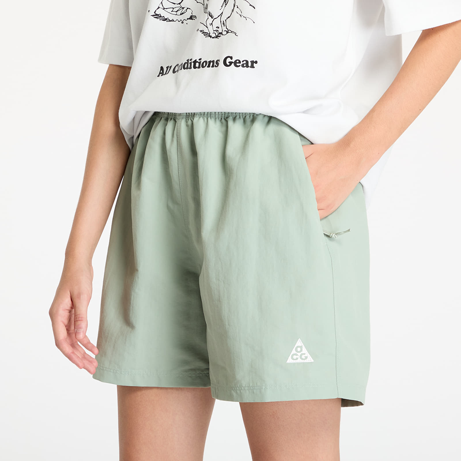 Kurze Hosen Nike ACG Women's 5" Shorts Jade Horizon/ Summit White