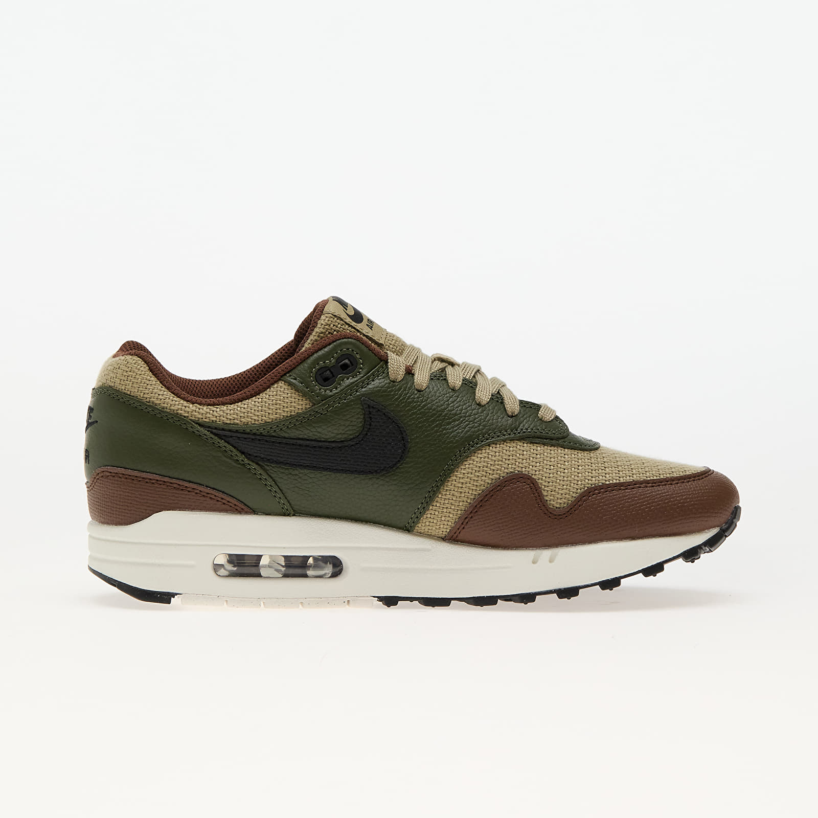 Męskie trampki i buty Nike Air Max 1 Essential Premium Neutral Olive/ Black-Cargo Khaki