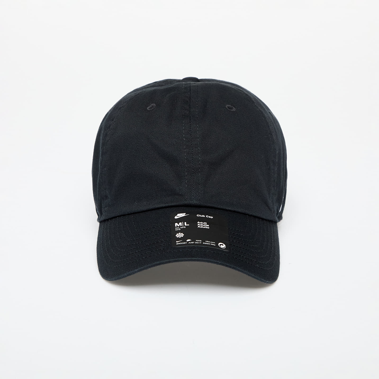 Petten Nike Club Cap Unstructured Cap Black/ White
