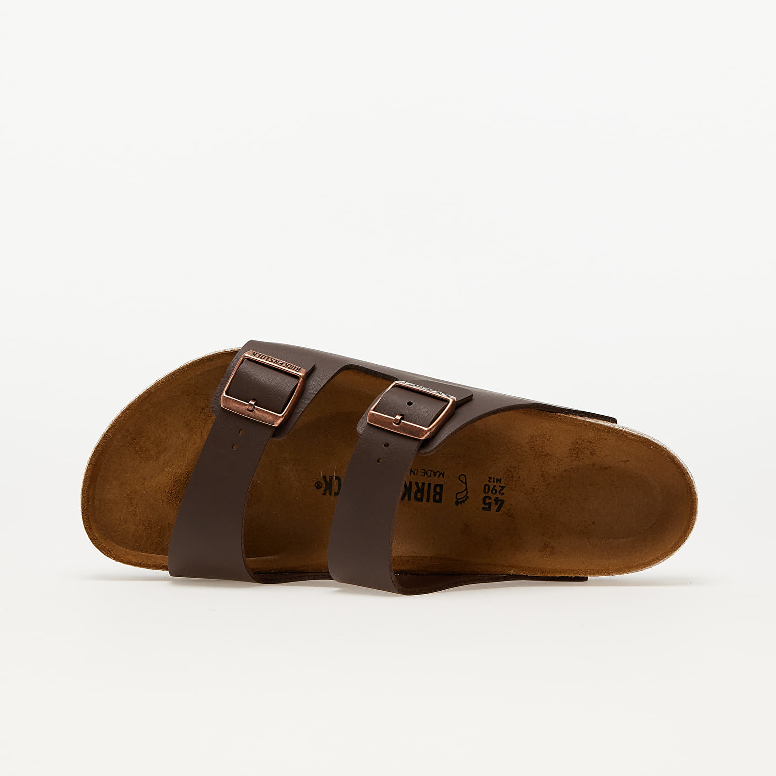 Men's sneakers and shoes Birkenstock Arizona Birko-Flor Dark Brown