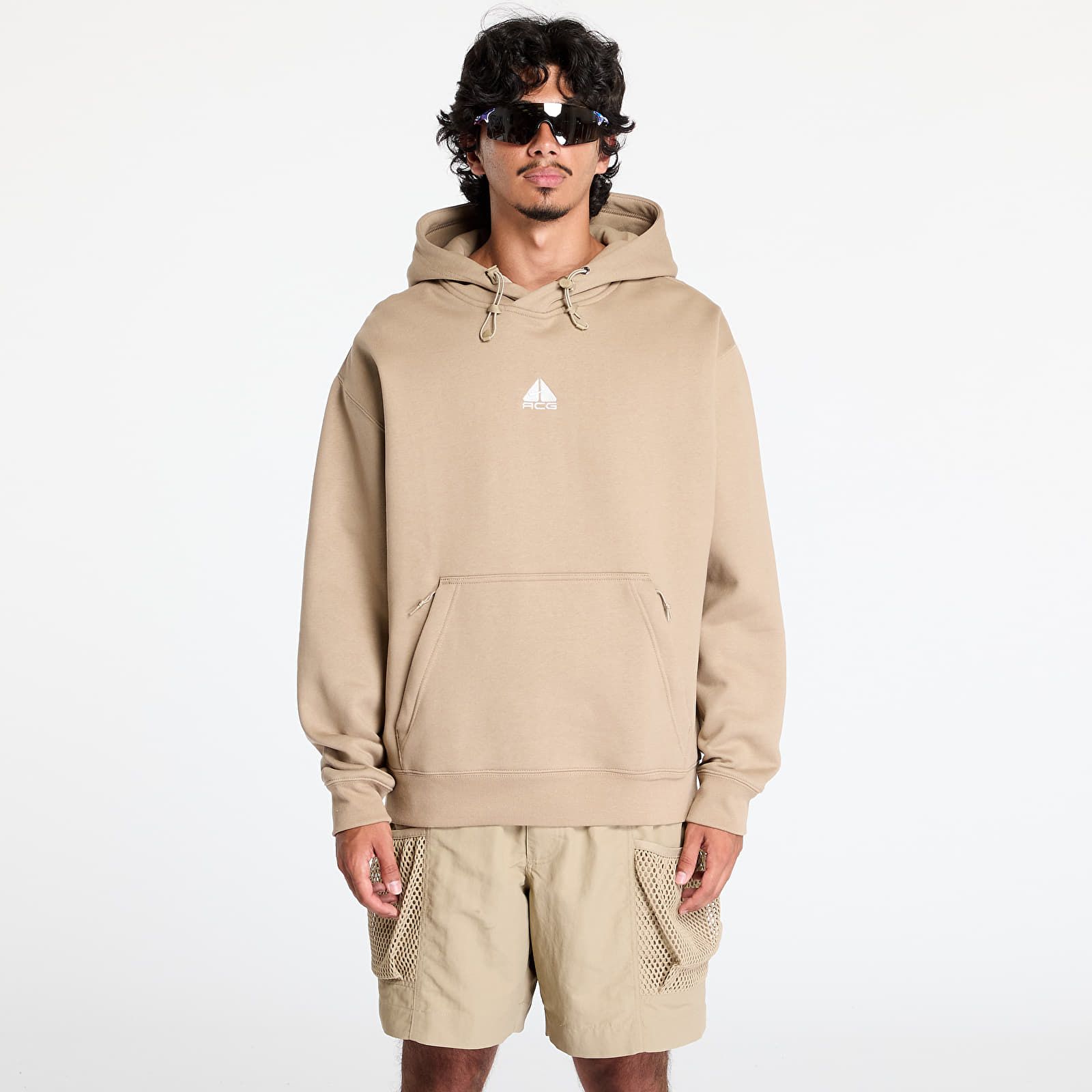 Bluzy męskie Nike ACG Therma-FIT Fleece Pullover Hoodie Khaki/ Khaki