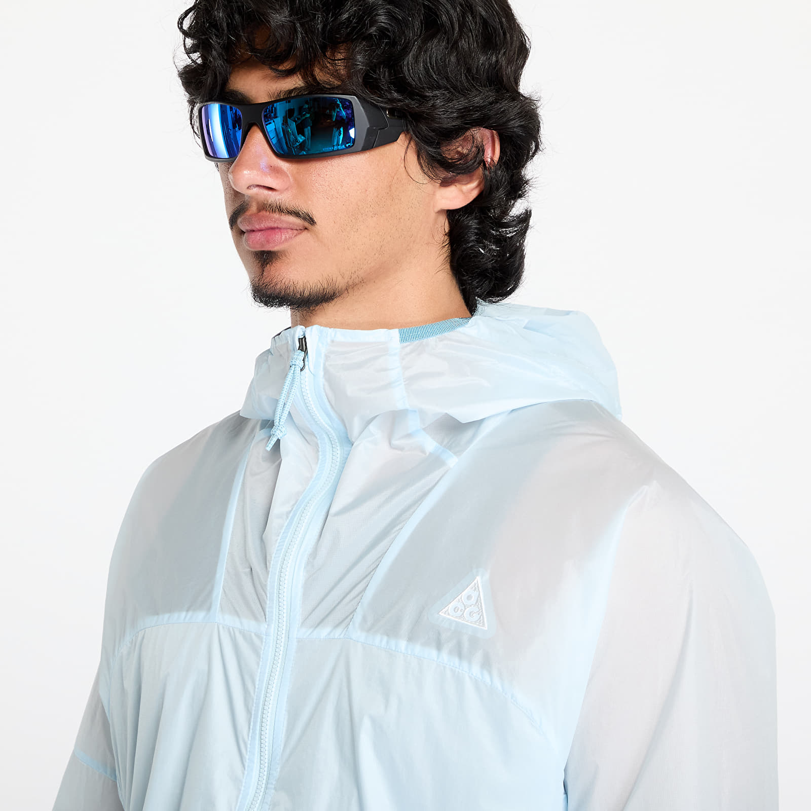 Chaquetas de hombre Nike ACG "Cinder Cone" Men's Windproof Jacket Glacier Blue/ Denim Turquoise/ Summit White