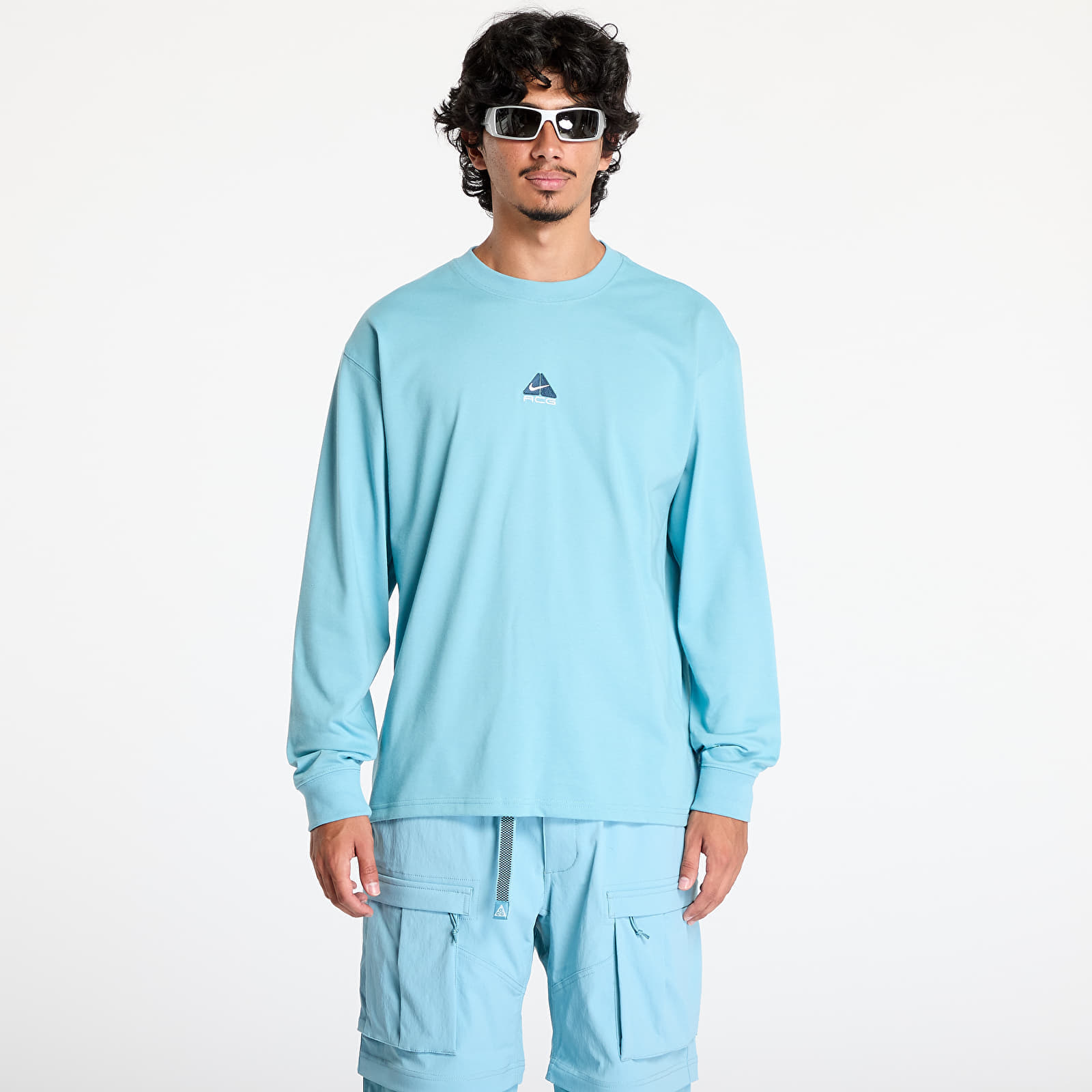 T-shirt Nike ACG "Lungs" Men's Long-Sleeve T-Shirt Denim Turq XL